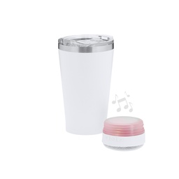 Vaso Térmico Altavoz Tandix (Blanco)