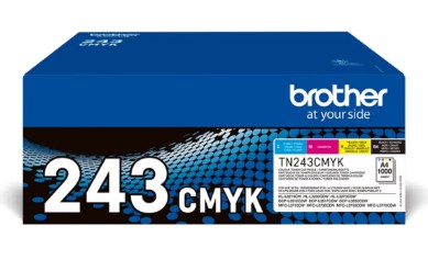 [165503] PACK 4 TÓNER BROTHER TN243CMYK BK/C/M/Y