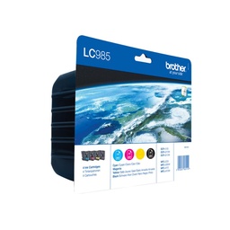 Pack De 4 Cartuchos Originales Brother (Bk / C / M / Y) Lc985valbp