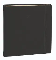 Agenda 13 Meses Executif Prestigio 2027 Multilingüe Silk Semana Vista 16x16cm, Negro