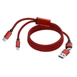 Cable Cargador Briony (Rojo)