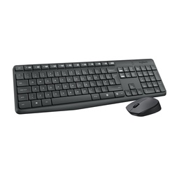 Kit Teclado + Ratón Inalámbrico Gris Logitech Mk235