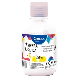 Tempera Campus 250gr Blanco