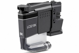 Brother LC521 Negro Cartucho de Tinta Pigmentada Generico - Reemplaza LC521BK