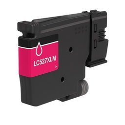 Brother LC527XL Magenta Cartucho de Tinta Pigmentada Generico - Reemplaza LC527XLM/LC527M