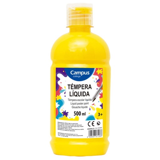 [630385] TEMPERA CAMPUS 500GR AMARILLA