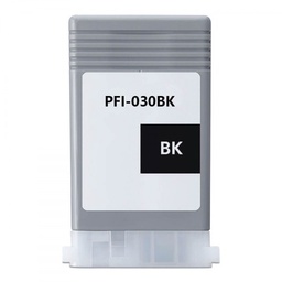 Canon PFI030 Negro Cartucho de Tinta Pigmentada Generico - Reemplaza 3489C001/PFI-030BK