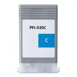 Canon PFI030 Cyan Cartucho de Tinta Pigmentada Generico - Reemplaza 3490C001/PFI-030C