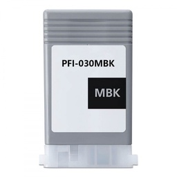 Canon PFI030 Negro Mate Cartucho de Tinta Pigmentada Generico - Reemplaza 3488C001/PFI-030MBK