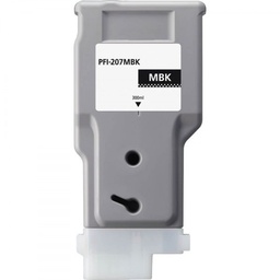 Canon PFI207 Negro Mate Cartucho de Tinta Pigmentada Generico - Reemplaza 8788B001/PFI-207MBK