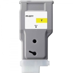 Canon PFI207 Amarillo Cartucho de Tinta Generico - Reemplaza 8792B001/PFI-207Y