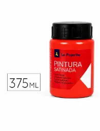 Pintura Satinada Bermellon 375ml L-07 La Pajarita