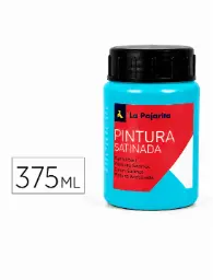Pintura Satinada Cyan 375ml L-26 La Pajarita