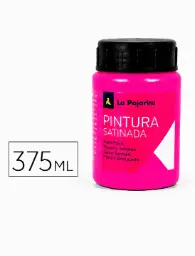 Pintura Satinada Fluorescente F-04 Magenta 375ml La Pajarita
