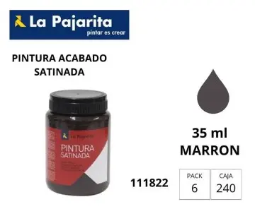 [649882] PINTURA SATINADA MARRON 35ML L-10 LA PAJARITA