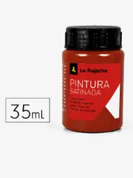Pintura Satinada Oxido Rojo 35ml L-08 La Pajarita
