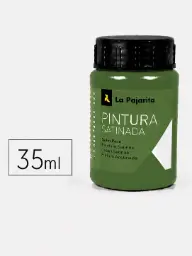 Pintura Satinada Verde Monte 35ml L-16 La Pajarita