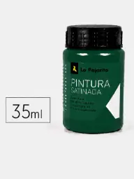 Pintura Satinada Verde Pino 35ml L-41 La Pajarita