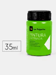 Pintura Satinada Verde Vivo 35ml L-17 La Pajarita