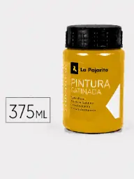 Pintura Satinada Metalizada Oro 375ml La Pajarita