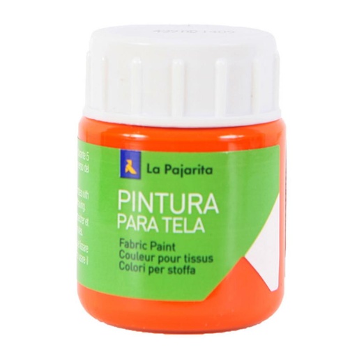[630886] PINTURA PARA TELA T-14 NARANJA 25ML LA PAJARITA