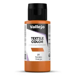 Pintura Textil Vallejo Nº 21 Naranja 60 Ml