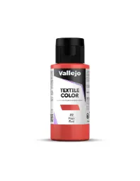 Pintura Textil Vallejo Nº 22 Rojo 60 Ml