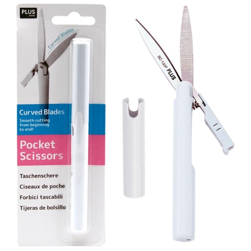 [040707] TIJERA PLUS JAPAN BOLSILLO BLANCO