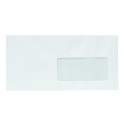 Sobres Dl 110x220mm Offset Blanco 90g Con Ventana