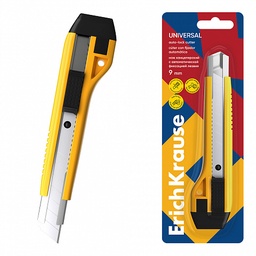 Cúter Erichkrause Universal18 Mm Amarillo Blíster 1ud