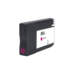 Generico HP 937e XL Magenta Cartucho de Tinta Pigmentada - Reemplaza 4S6W7NE/4S6W3NE (Chip reforzado contra actualizaciones)