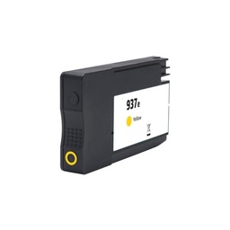Generico HP 937e XL Amarillo Cartucho de Tinta Pigmentada - Reemplaza 4S6W8NE/4S6W4NE (Chip reforzado contra actualizaciones)
