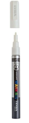 [825891] ROTULADOR ACRÍLICO LYRA 1MM BLANCO GRADUATE MARK ALL