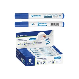 Rotulador De Pizarra Blanca Azul Bismark 2mm