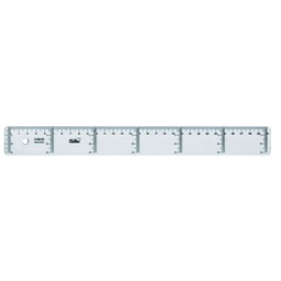 Regla De 30 Cm. Cristal
