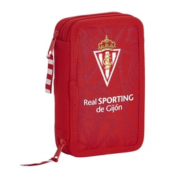 Plumier Doble Pequeño 28 Pcs Real Sporting De Gijon Corporativa