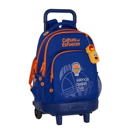 Mochila Grande Con Ruedas Compact Extraíble Valencia Basket