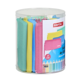 Set 12 Port. Planos Silicona Surtido Safta Silicone Glitter
