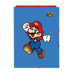 Carpeta Folio 3 Solapas Super Mario "world"