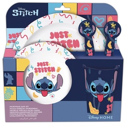 Set Micro Kids 5 Piezas En Estuche Stitch "sweet"