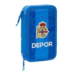 Plumier Doble Pequeño 28 Pcs Real Deportivo De La Coruña
