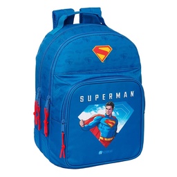 Mochila Doble Adaptable A Carro Superman