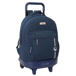 Mochila Grande Con Ruedas Compact Extraíble El Ganso "eclipse"