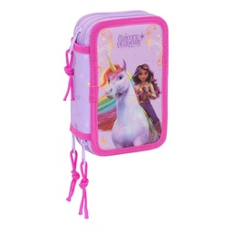 Plumier Triple 37 Pcs Unicorn Academy
