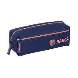 Portatodo Triple Pequeño Con Goma Elástica 22cm F.c. Barcelona 2ª Equipacion