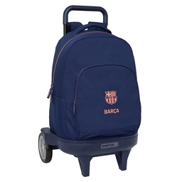 Mochila Grande Con Ruedas Compact Evolution Extraíble F.c. Barcelona 2ª Equipacion