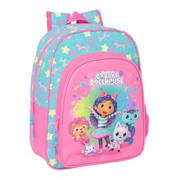 Mochila Infantil Adaptable A Carro Gabby's Dollhouse "confetti"