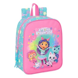 Mochila Guardería Adaptable A Carro Gabby's Dollhouse "confetti"