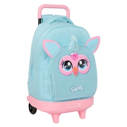 Mochila Grande Con Ruedas Compact Extraíble Furby