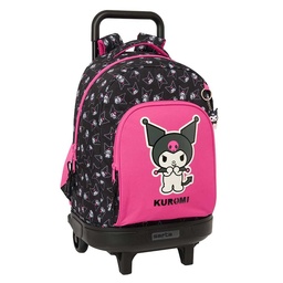 Mochila Grande Con Ruedas Compact Extraíble Kuromi